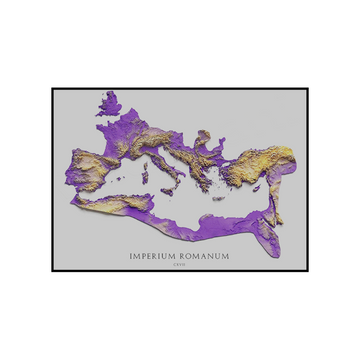 Topographic Map Printing Decorative Poster