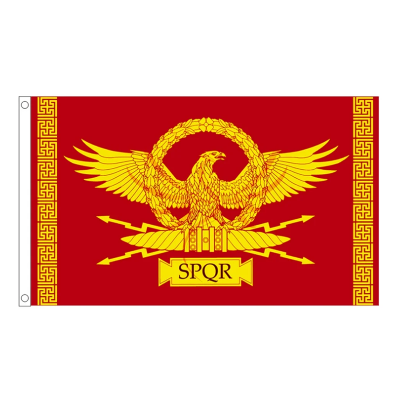 SPQR Roman Empire Flag Banner