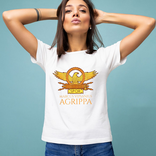 Ancient Roman Legion Eagle Crew Neck T-Shirt