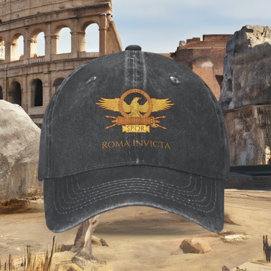 Adjustable Cotton SPQR Baseball Cap